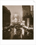 Winter evening on Times Square and Broadway, New York, USA, early 1930s by Unknown