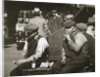Day labourers having a hot dog and lemonade, Battery Park, New York, USA, early 1930s by Unknown