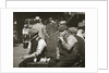 Day labourers having a hot dog and lemonade, Battery Park, New York, USA, early 1930s by Unknown