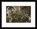 In Throgmorton Street beside the north wall of the London Stock Exchange, 20th century by Unknown
