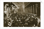 In Throgmorton Street beside the north wall of the London Stock Exchange, 20th century by Unknown