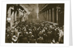 In Throgmorton Street beside the north wall of the London Stock Exchange, 20th century by Unknown