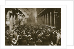 In Throgmorton Street beside the north wall of the London Stock Exchange, 20th century by Unknown