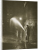 Cleaning the streets of Billingsgate, London, 20th century by Unknown