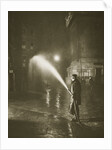 Cleaning the streets of Billingsgate, London, 20th century by Unknown