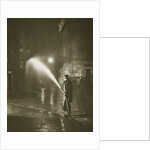 Cleaning the streets of Billingsgate, London, 20th century by Unknown
