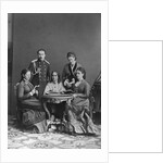 Count Sergei Sheremetev and Countess Ekaterina Sheremeteva and family, 1870s by Anonymous