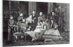 Family portrait of Tsar Alexander II of Russia, 1860s by Unknown