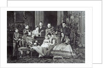 Family portrait of Tsar Alexander II of Russia, 1860s by Unknown