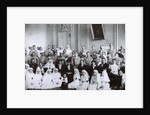 Tsarina Maria Fyodorovna of Russia visiting a hospital in Kiev, 1915 by Unknown