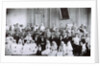 Tsarina Maria Fyodorovna of Russia visiting a hospital in Kiev, 1915 by Unknown