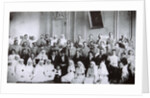 Tsarina Maria Fyodorovna of Russia visiting a hospital in Kiev, 1915 by Unknown