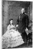 Princess Dagmar of Denmark and Grand Duke Alexander Alexandrovich of Russia, 1866. by Anonymous