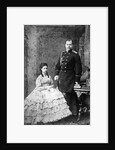 Princess Dagmar of Denmark and Grand Duke Alexander Alexandrovich of Russia, 1866. by Anonymous