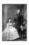 Princess Dagmar of Denmark and Grand Duke Alexander Alexandrovich of Russia, 1866. by Anonymous