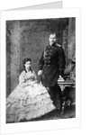 Princess Dagmar of Denmark and Grand Duke Alexander Alexandrovich of Russia, 1866. by Anonymous