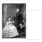 Princess Dagmar of Denmark and Grand Duke Alexander Alexandrovich of Russia, 1866. by Anonymous