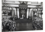 Tsar Nicholas II speaking at the opening of the first Duma, St Petersburg, Russia, 27 April 1906 by Unknown