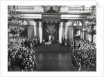 Tsar Nicholas II speaking at the opening of the first Duma, St Petersburg, Russia, 27 April 1906 by Unknown