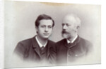 Alexander Siloti, Russian pianist and conductor, and Peter Tchaikovsky, Russian composer, 1888 by Unknown
