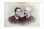 Alexander Siloti, Russian pianist and conductor, and Peter Tchaikovsky, Russian composer, 1888 by Unknown