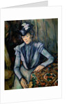 Lady in Blue (Madame CÃ©zanne) by Paul Cezanne