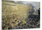Le Boulevard des Capucines, 1873. by Claude Monet