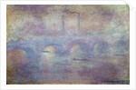 The Waterloo Bridge, Fog Effect, 1903 by Claude Monet