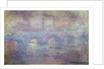 The Waterloo Bridge, Fog Effect, 1903 by Claude Monet