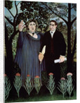 The Poet and his Muse. Portrait of Guillaume Apollinaire and Marie Laurencin, 1909 by Henri Rousseau