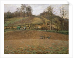 Ploughland, 1874. by Camille Pissarro