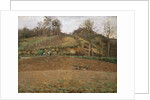 Ploughland, 1874. by Camille Pissarro