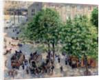 Place du ThÃ©Ã¢tre FranÃ§ais in Paris. Spring by Camille Pissarro