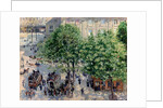 Place du ThÃ©Ã¢tre FranÃ§ais in Paris. Spring by Camille Pissarro