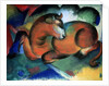 Red Bullock, 1912-1913. by Franz Marc