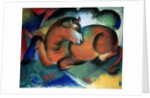Red Bullock, 1912-1913. by Franz Marc