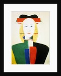 A Girl with a Comb, 1932-1933 by Kazimir Malevich