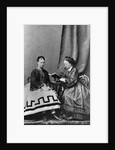 Grand Duchess Maria Alexandrovna of Russia with Anna Tyutcheva, 1864 by Unknown