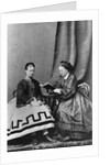 Grand Duchess Maria Alexandrovna of Russia with Anna Tyutcheva, 1864 by Unknown