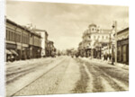 View of the Arbat Street from the Church of the Life-Giving Trinity, Moscow, Russia, 1888 by Unknown