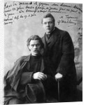 Russian author Maxim Gorky and singer Feodor Chaliapin, 1901 by Unknown