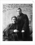 Russian author Maxim Gorky and singer Feodor Chaliapin, 1901 by Unknown