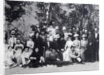 Author Maxim Gorky and Anton Chekhov between the actors of the Moscow Art Theatre, 1900 by Unknown