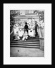 Dowager Empress Maria Feodorovna of Russia with nurses outside a hospital, Russia, 1916 by Unknown