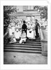 Dowager Empress Maria Feodorovna of Russia with nurses outside a hospital, Russia, 1916 by Unknown