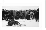 Bashkirs kuresh wrestling, Russia, 1913 by Unknown