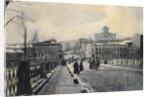 View of Znamenka Street in winter, Moscow, Russia, early 20th century by Unknown