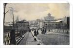 View of Znamenka Street in winter, Moscow, Russia, early 20th century by Unknown
