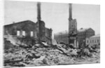 Destruction on a Moscow street after the Revolution, Russia, December 1905 by Unknown