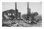 Destruction on a Moscow street after the Revolution, Russia, December 1905 by Unknown